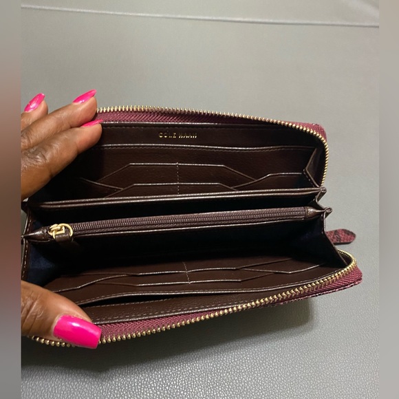 Cole Haan Large Snakeprint Wallet - Picture 6 of 6